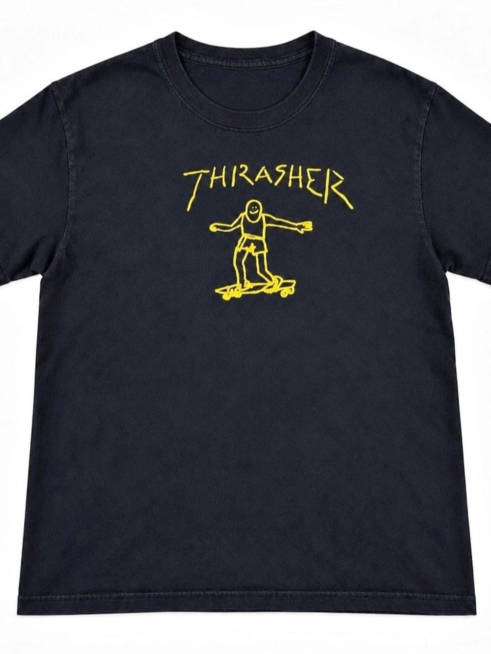 Thrasher Gonz Logo T-Shirt Graphic Tee Black Small